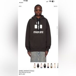 Isabel marant hoodie size small